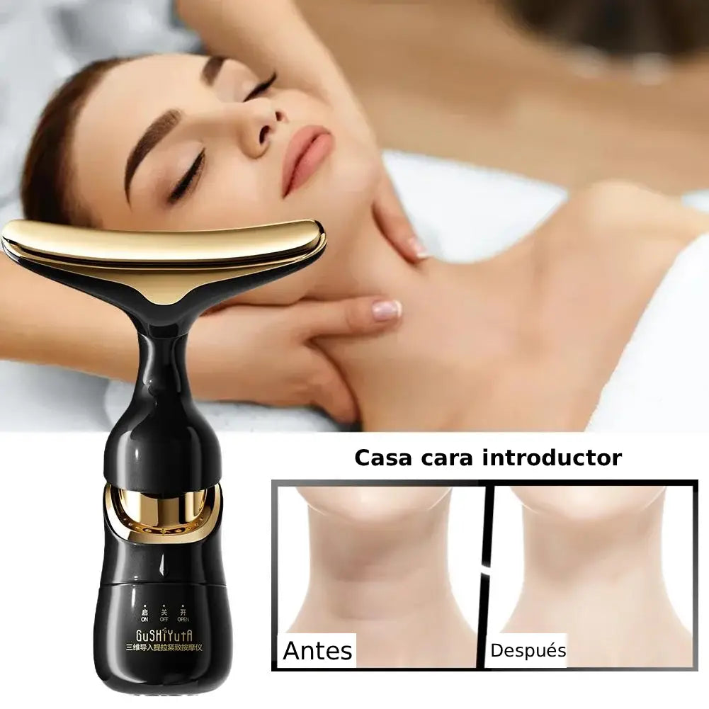 Xalea™ | Aparato de masaje 3 en 1: rostro, cuello y ojos