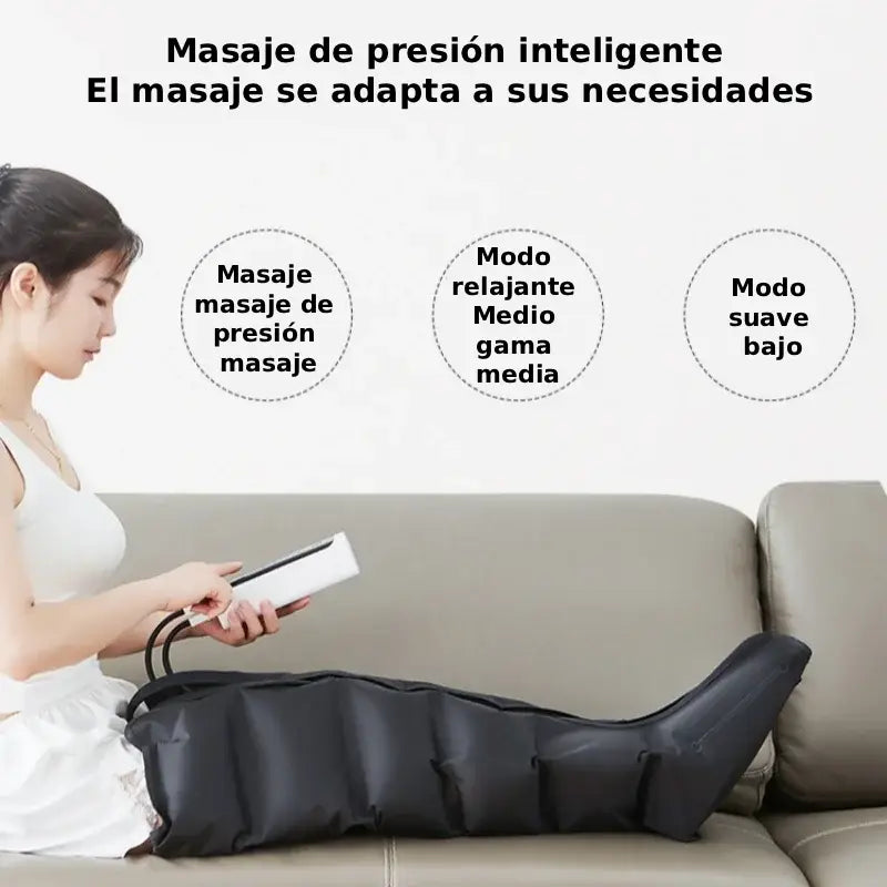 Xalea™ | Jinkairui — Masajeador de piernas con compresión de aire (amasamiento + calor)
