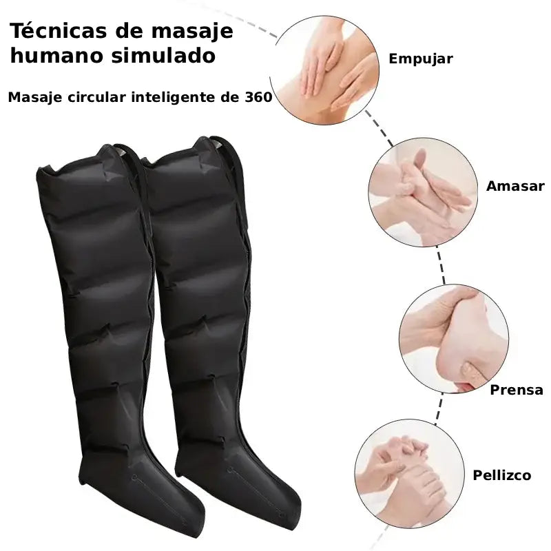 Xalea™ | Jinkairui — Masajeador de piernas con compresión de aire (amasamiento + calor)