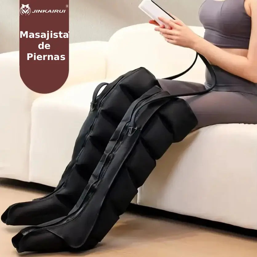 Xalea™ | Jinkairui — Masajeador de piernas con compresión de aire (amasamiento + calor)