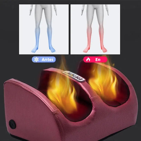 Xalea™ | Masaje Shiatsu para pies y pantorrillas - Masajeador eléctrico de pies con función de calor